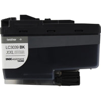 Brother Genuine LC3039BK Single Pack Ultra High-yield Black INKvestment Tank Ink Cartridge, Page Yield Up To 6,000 Pages, LC3039 Black Ink