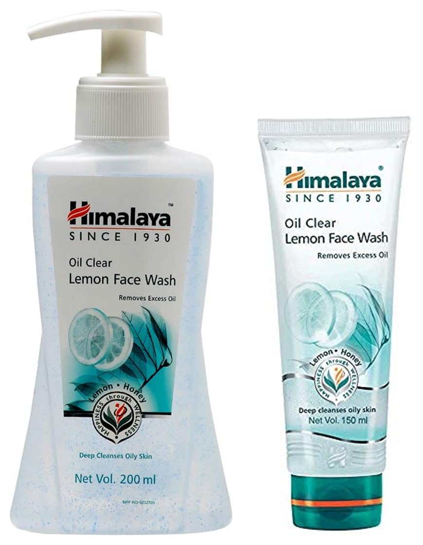 Himalaya Oil Clear Lemon Face Wash, 150ml & Oil Clear Lemon Face Wash, 200ml Combo