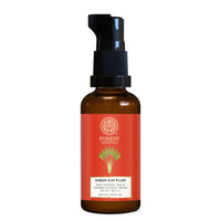 Forest Essentials Sun Fluid Sunscreen | SPF 50PA ++ | With Natural Zinc & Hyaluronic Acid | No White Cast, Lightweight | With Vitamin C | Protects from UVA/UVB Rays | for Oily, Dry, & Combination Skin