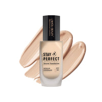 Lakyou Beauty Stay Perfect Serum Foundation 30ml | Medium Coverge with SPF 30 | 24HRS wear for radiant and healthy looking skin (Natural Beige)