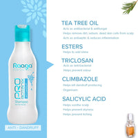 Raaga Professional Pro Botanix Anti-Dandruff Shampoo with Tea Tree Oil (200 ml) Reduces Itchiness & Flaking, Prevents Dryness | Suitable For Men and Women