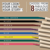 Glamveda Super Matte Liquid Eyeliner – Brown, Smudge-Proof, Waterproof, Quick Drying | 24-Hour Long Stay | Smooth Application | Bold, Clean, Smudge-Free Look