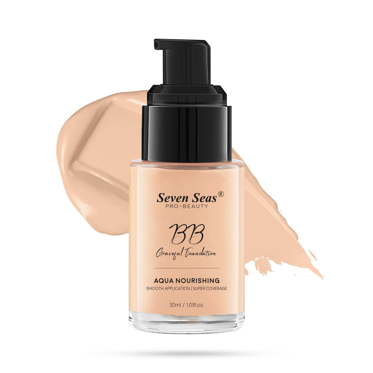 Seven Seas BB Miracle Matte & Pro Beauty Foundation | Full Coverage Blendable for Normal to All Skin | Lightweight, Long Wearing, Easy to Blend Liquid (Skin)