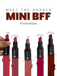 StarStruck by Sunny Leone Mini Matte Lipstick, Coffee Time-1.6 gm | Lipsticks for Women | Long lasting Lipstick for 6 hr, Non Stick Makeup Lipsticks | Waterproof | Smudge Proof Lipsticks