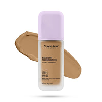 Seven Seas Smooth Foundation | Oil Free | Lightweight | Long Lasting Foundation for Face Makeup | SPF-20 (Sun Beige, 30G)