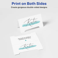 Avery Printable Arched Tent Cards with Sure Feed Technology, 2-1/16