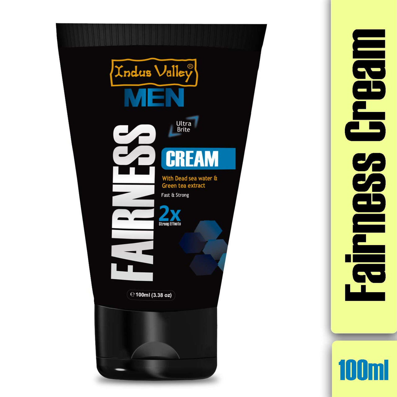 INDUS VALLEY Men Fairness Cream With Dead Sea Water & Green Tea Extract For Natural Fair Look (100 ml)
