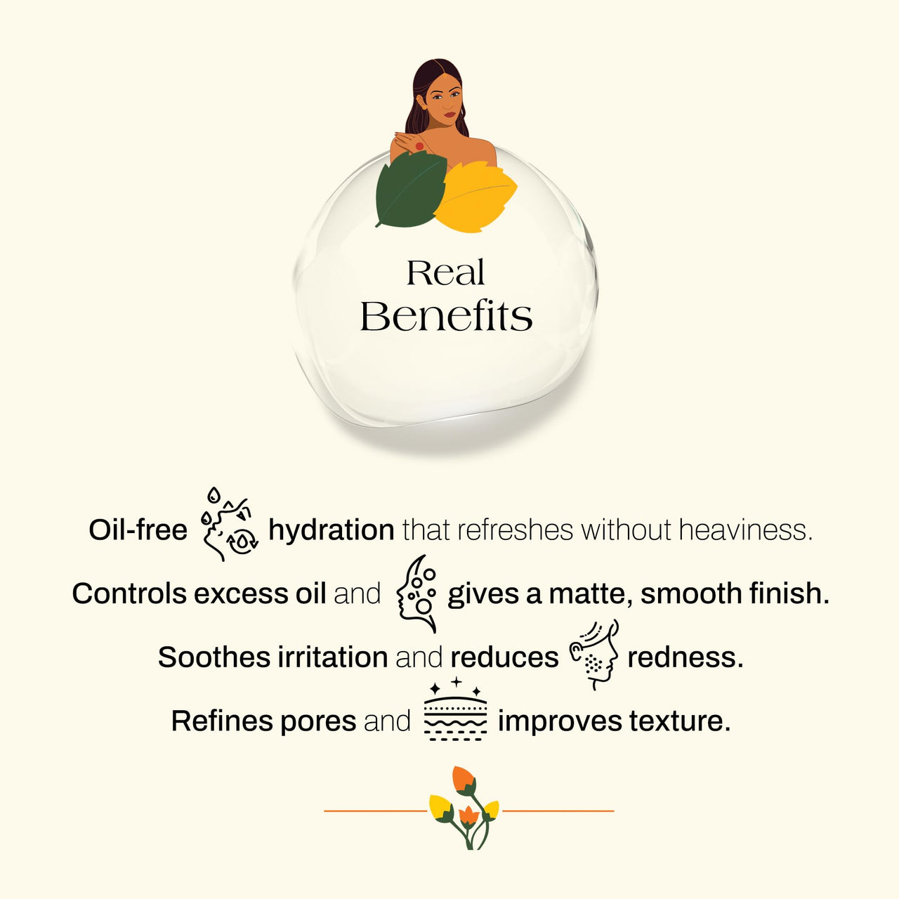 Ashpveda Fresh Hydrating Gel With Vetiver & Aloe Vera | Lightweight and Oil Free Gel For Intense Hydration, Reduces Acne, Soothes Irritation and Refines Pores