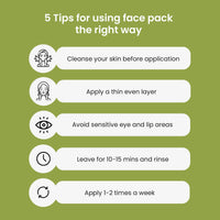 Karrot Natural Skincare Green Tea Face Pack for Acne and Dark Spots, Deeply Cleanses, Purifies, Controls Oil, Made with Tea Tree, Salicylic Acid, Neem Oil, For Women and Men, All Skin Types, 100gms
