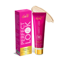 Iba Perfect Look BB Cream With 24 Karat Gold, 30g Light Shade | Even Coverage | Fades Dark Spots & Blemishes | Halal Certified & Vegan Makeup