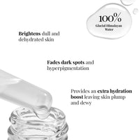 iCosmetiques Radiant Glow Face Serum |Vitamin C, Niacinamide, Hyaluronic Acid & Fruit Extract |Controls Oxidative Damage |Infused with Himalayan Glacial Water |Unisex Advance Care Formula |40ml