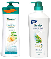 Himalaya Anti Dandruff Shampoo, 700ml And Himalaya Nourishing Body Lotion, 400ml