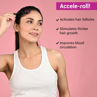 Sotrue Derma Roller For Hair Growth 0.5 mm with 540 Titanium Needles and Beardhood Acne Pimple Patch | 72 Hydrocolloid Waterproof Patche