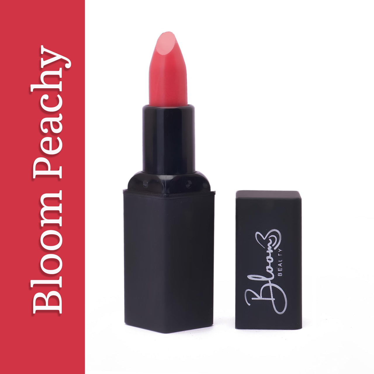 Bloom Beauty Bullet Lipstick Creamy Matte Finish Hydrating & Long-Lasting,Bloom Peachy