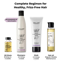 Brillare Professional Heavy Moisturising Mask | Repairs Dry & Damaged Hair | Combats Frizz & Scalp Dryness | Makes hair Smooth & Manageable | For Men & Women (125 g)