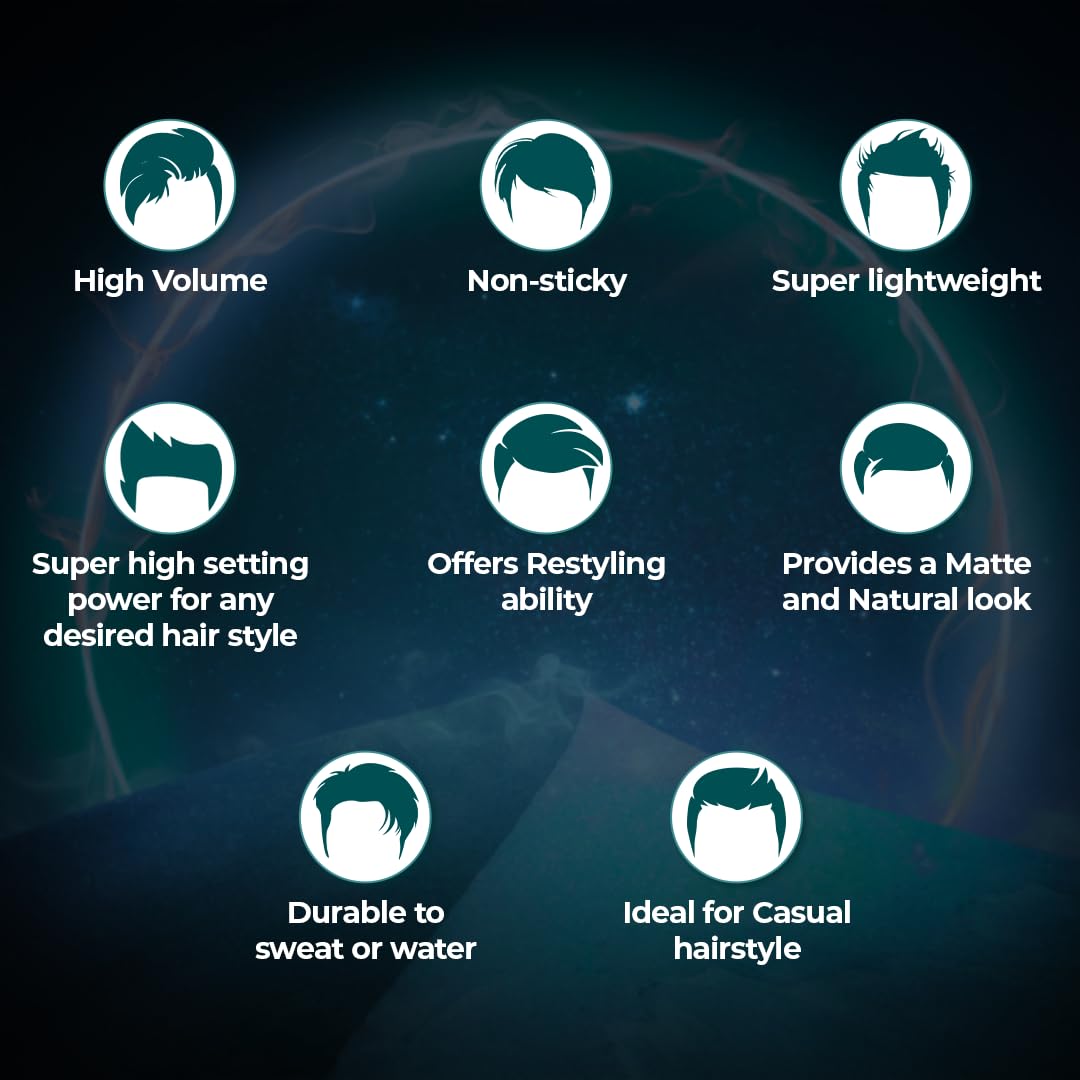 Gatsby Japan Hair Volumizing Powder Clay - 20g | Unbreakable Smooth | Ultra Lightweight & Massive Volume | Matte Finish Hair Wax for Men | Super Strong Hold | Quick & Easy Hair Styling