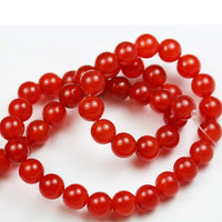Red Agate 4mm Gemstone Beads for Bead Bracelet Making kit Energy Healing Crystals Jewelry Chakra Crystal Jewerly Beading Supplies 15.5inch About 90-100 Beads Red Agate