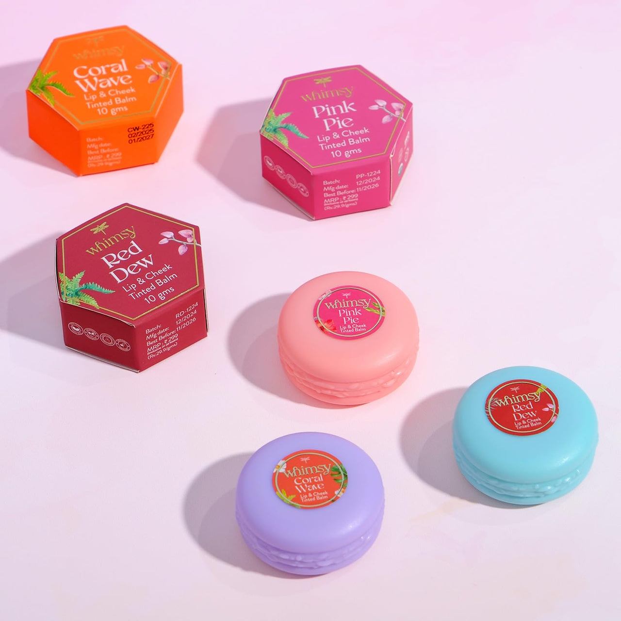 Whimsy Lip, Cheek & Eye Tint | Hydrating Blush with Jojoba Oil for Soft, Glowing Skin | Multi-Use Makeup for Teens & Preteens | Lightweight, Blendable & Nourishing (Orange)