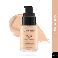 Seven Seas BB Miracle Matte & Pro Beauty Foundation | Full Coverage Blendable for Normal to All Skin | Lightweight, Long Wearing, Easy to Blend Liquid (Skin)