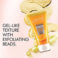 Lakmé Blush & Glow Lemon Freshness Gel Face Wash with Lemon Extracts, 100 g (Pack of 2)
