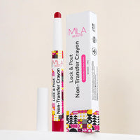 Mila Beauté Lock & Pout Matte Crayon Lipstick for Women I Smudge Proof & Transfer-proof Lipstick I Hydrating With Ceramides & Shea Butter I Highly Pigmented & Glides Smoothly | Suitable for Indian Skin Tones – (1.25g1 Don't Stare)