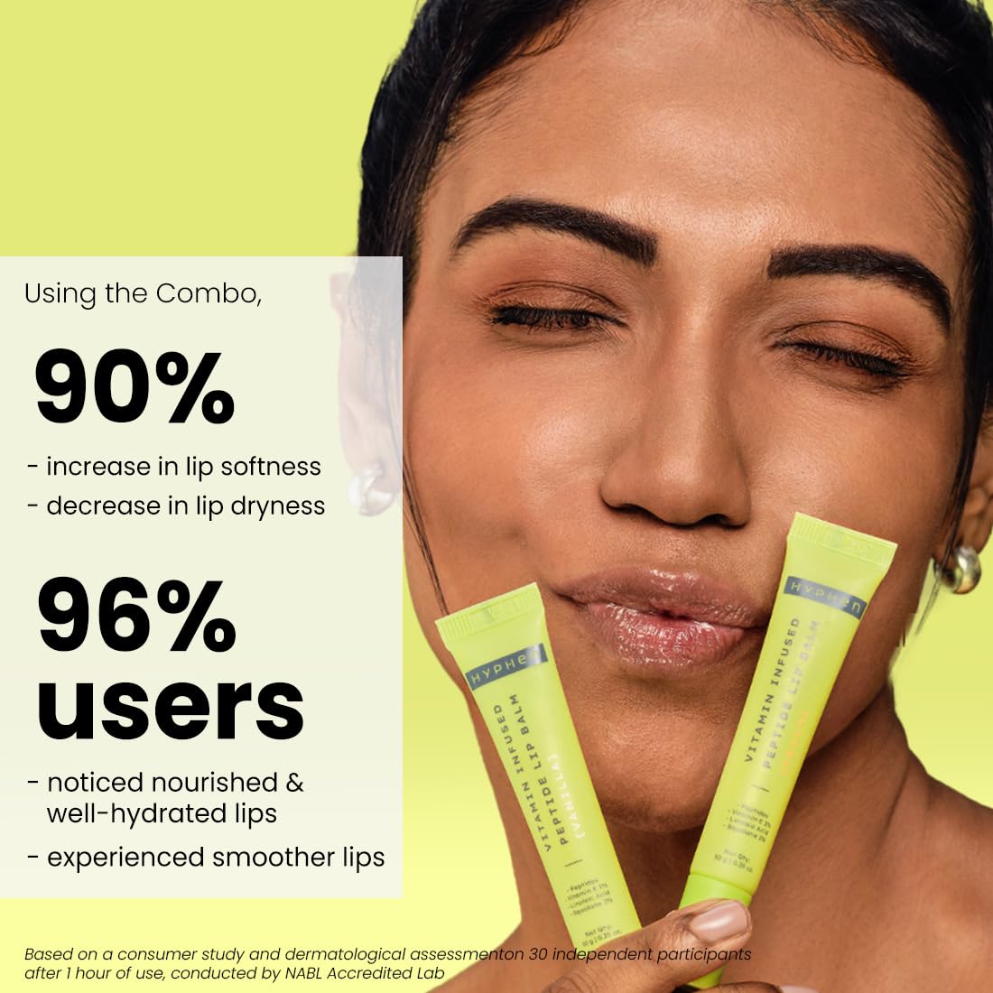 Hyphen Lip care combo for Dry & Chapped Lips | Vanila Lip Balm, Peach Lip Balm & SPF 30 Lip Screen Value Pack of 3 | Hydrating & Moisturizing Lip Balm for Men & Women