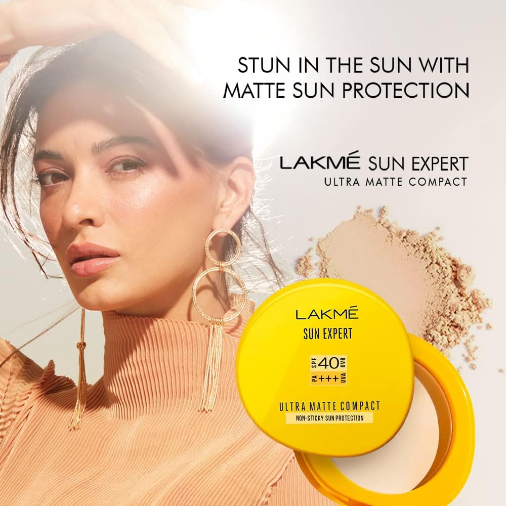 LAKMÉ Cushion Matte Lipstick & Lakme Sun Expert Ultra Matte Spf 40 Pa+++ Compact Combo