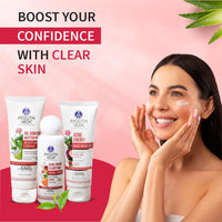 Ayouthveda Anti-acne Face Care Kit Maintain Oil Moisture, Skin Purifying | Acne Enemy Face Wash Gel 100ml | Acne Enemy Clarifying Facial Toner 100ml | Oil Control Mattifying Moisturizer Cream 60g