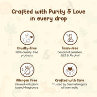 Mother Sparsh Cold Pressed Coconut Oil for Baby Massage, Skin & Hair Care | 100% Natural Baby Oil for New Born | 200ml