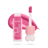 Seven Seas Cheek Bloom Liquid Blusher & Lip Gloss | Highly Pigmented | Long-lasting | Buildable & Blendable | All Skin Types | Shade- Chic Pink-5g