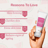 Glamveda Watermelon & Collagen Peel Firming & Anti Aging Off Mask For Women | Reduces Signs of ageing | Gives radiant glow | No Paraben, SLS | 100gm