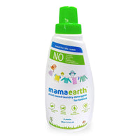 Mamaearth dusting Powder with Organic Oatmeal & Arrowroot Powder 150g & Mamaearth's Plant Based Baby Laundry Liquid Detergent, with Bio-Enzymes and Neem Extracts, 200ml