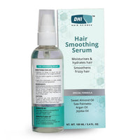 DHI Smoothing Hair Serum For Dry & Frizzy Hair | Moisturises & Hydrates Hair | Smoothness Hair Texture | Enriched with Sweet Almond Oil, Saw Palmetto, Argan Oil & Jojoba Oil | Antioxidant Properties | For Men & Women | Sulphate & Paraben Free | 100 ml