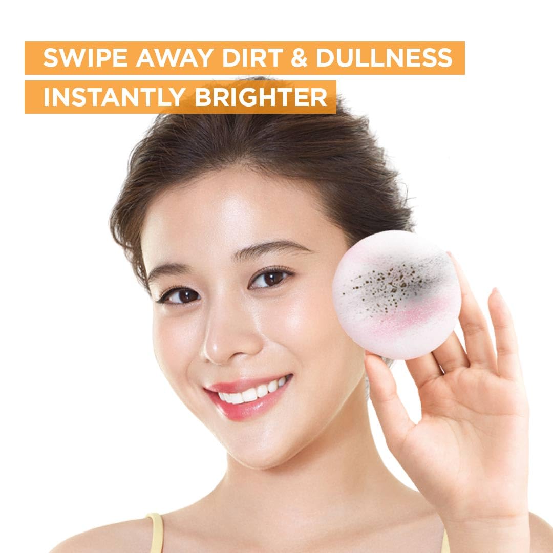 Garnier Vitamin C Micellar Cleansing Water - Anti Pollution Gentle Cleanser For Bright Skin, Dermatologically Tested, Vegan, Suitable For Dull Skin, For Men & Women, Remove 100% Dirt, Pollution, 400ml