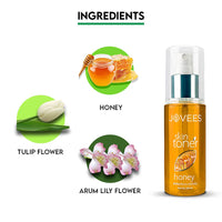 JOVEES Herbal Honey Toner for Hydrate and Glowing skin | Pore Tightening & Brightening Toner | Face Mist For Normal to Dry Skin | Paraben, Alcohol And Chemical Free- 200ml