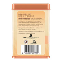 1868 by TATA Tea Darjeeling Rare Wonder Pyramid Tea Bags (15 Count), Pure Darjeeling Black Tea, Hand Rolled, Second Flush, Muscatel Flavour, From House of TATA