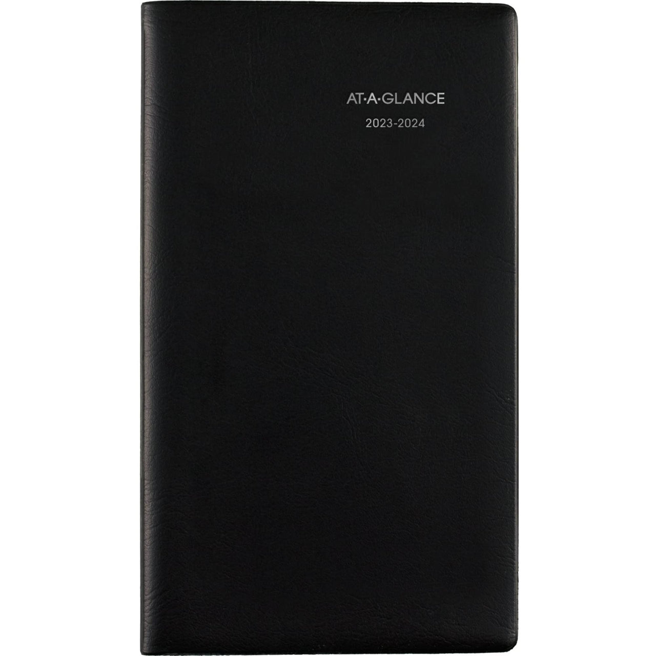 AT-A-GLANCE 2023-2024 Academic Pocket Calendar, Weekly Planner, 3-1/2" x 6", Flexible Cover, DayMinder, Black (AY4800) Pocket Size 2023-2024 Old Edition