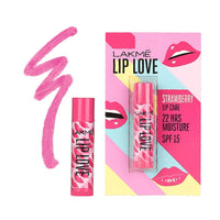 LAKMÉ 9 to 5 Complexion Care CC Cream, Honey, 30g & LAKMÉ Lip Love Chapstick, Strawberry, 4.5g