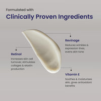 RE' EQUIL 0.5% Retinol Night Cream | Makes Skin Youthful & Smooth | Prevents Fine Lines & Wrinkles | Unisex | All Skin Types | 30G