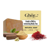 Ghor Soap Natural Multani Soap for Body Tan Removal, All Skin Types, 100g