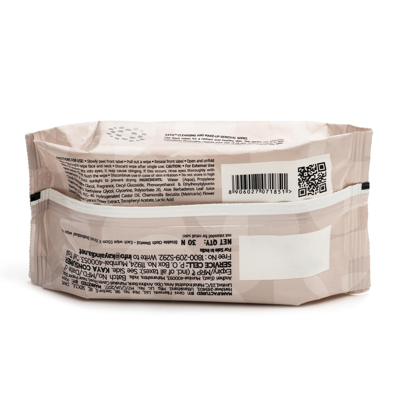 Kaya Clinic Everyday Cleansing Wipes | Cleansing | Intense Hydration Wipes | All Skin Types | 30 Wipes