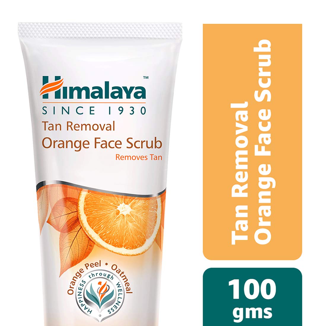 Himalaya Herbals Purifying Neem Scrub, 100gm and Himalaya Tan Removal Orange Face Scrub, 100g