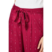 Infuse by Shoppers Stop Printed Viscose Full Length Womens Palazzo