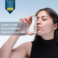 Cos-IQ Sunscreen SPF 50 Serum, PA++++ | For Oily, Dry, Acne-prone Skin |Ultra Lightweight Texture |Non-Greasy |No White Cast |Broad Spectrum Protection & Blue Light Protection | For Men & Women | 30ml