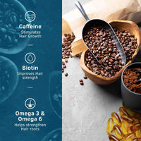 Ustraa Wash & Care Combo - Hair Vitalizer Shampoo - 250ml - Power of 26 Nutrients | Biotin | No SLS & Daily Use Hair Conditioner - 100g | Keeps Hair Nourished & Soft Post-Wash | with Brahmi