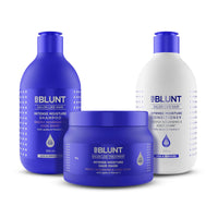 BBlunt Intense Moisture Shampoo 300ml + Intense Moisture Hair Mask 250g + Intense Moisture Conditioner 250g