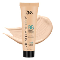 Beauty Berry Beauty Booster High Coverage Foundation | Lightweight Natural Finish | Easily Blendable | Long Lasting Liquid Foundation for Women (Classic Ivory, 35ml)
