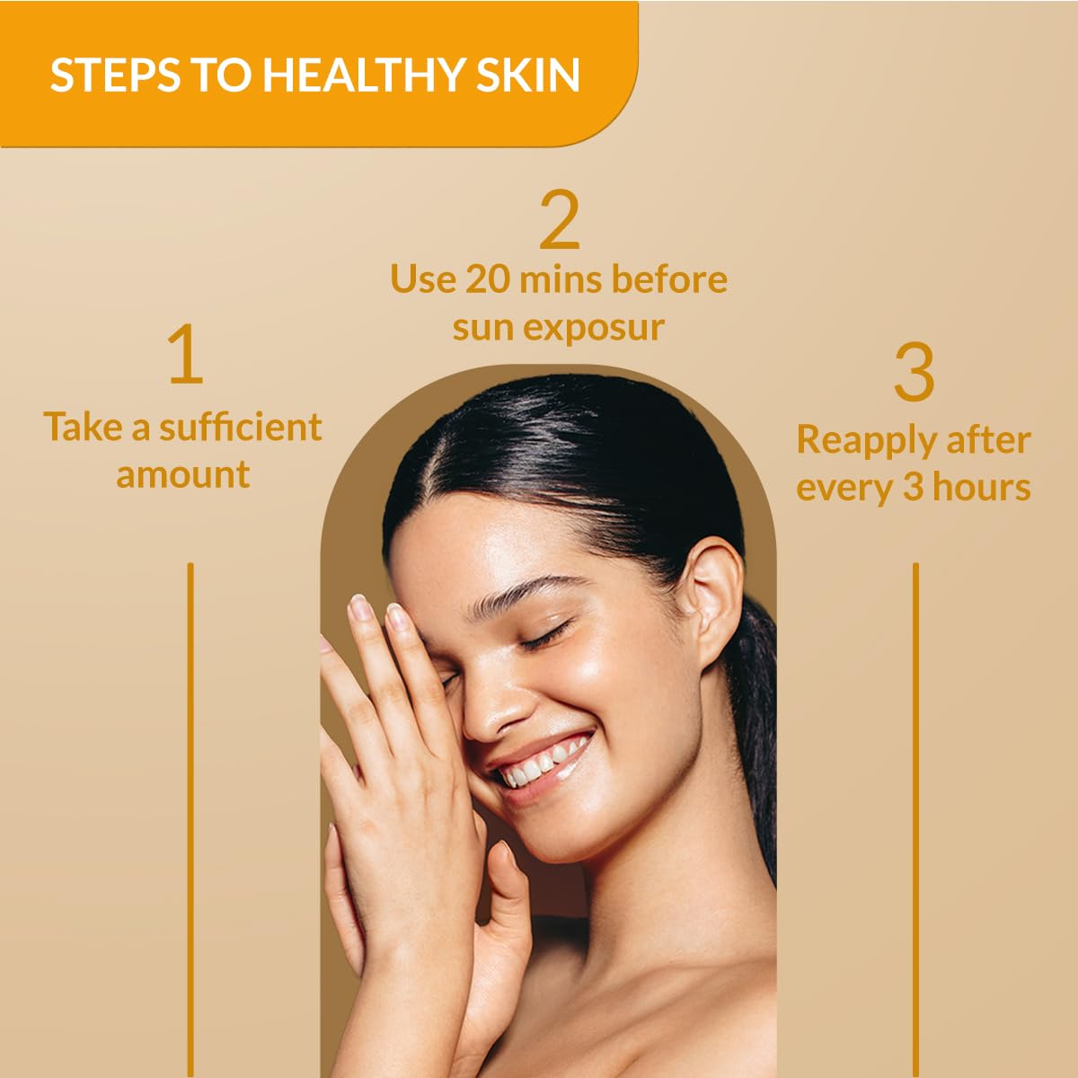 Fixderma Shadow Tinted Sunscreen Medium SPF 50 PA+++ | 1% Hyaluronic Acid & Vitamin E | Brightens & Nourishes the Skin | UVA & UVB Protection | Lightweight | No White Cast | For All Skin Types - 30gm