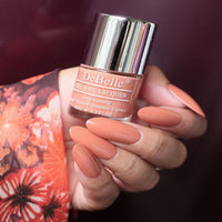 DeBelle Gel Nail Lacquer Maple Tan (Tan Brown) 8ml Enriched With Natural Seaweed Extract, Cruelty Free, Toxic Free (Glossy Finish)
