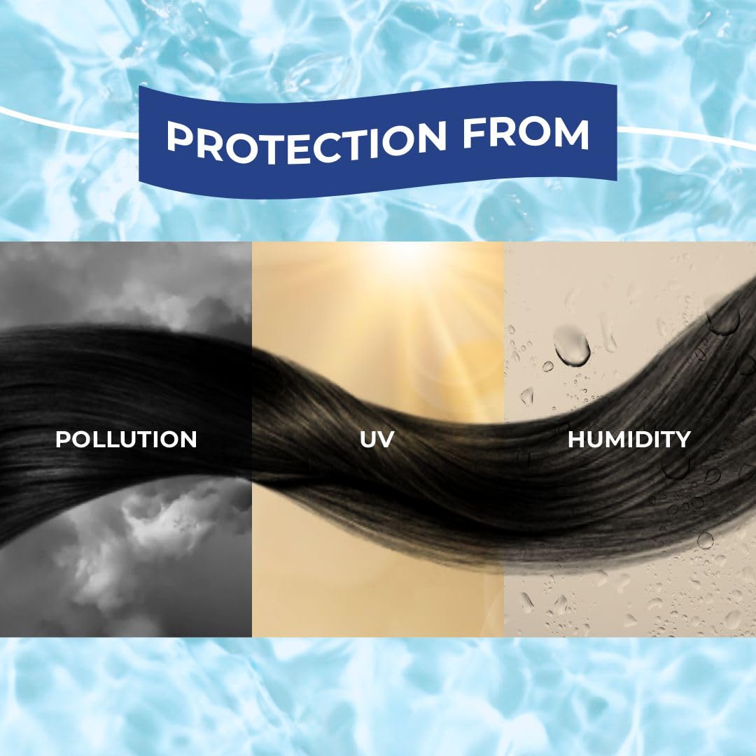 Moody Hyaluronic & Keratin Hair Serum Infused With Vitamin E & Algae Oil | Anti-Frizz Hair Serum | Keratin Serum Hair Growth | Hair Vitalizer | All-in-One Serum Protect Against Pollution & Humidity